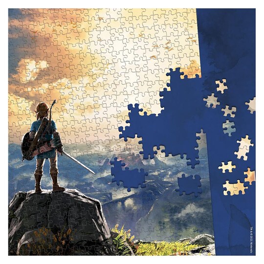 Legend of Zelda Breath of the Wild 1000 Piece Jigsaw Puzzle, Color Legend of Zelda Breath of the Wild 1000 Piece Jigsaw Puzzle, Color